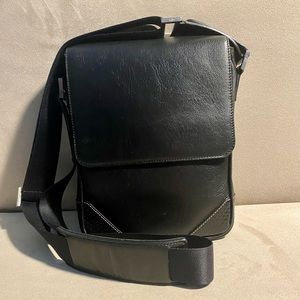 Dunhill black small messenger bag